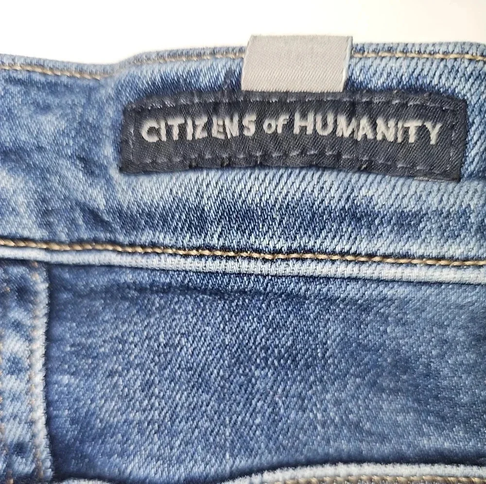 Citizens Of Humanity Chrissy Uber High-Rise Distressed Skinny Jeans